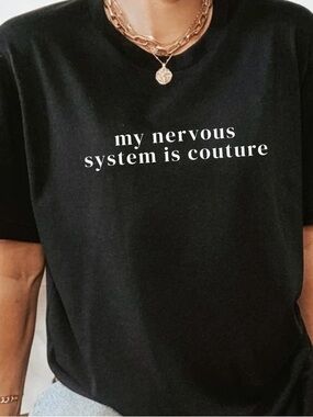 NEW Funny Couture Nervous System Fashion top shirt S-5X